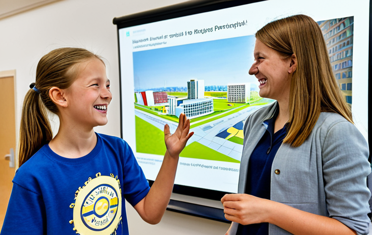 중학교 학생 성취 동기 연구 - **Prompt:** A vivid, realistic photograph capturing an 11-year-old Swedish middle school girl in a b...